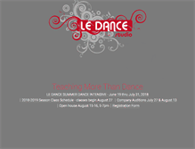 Tablet Screenshot of ledance.com